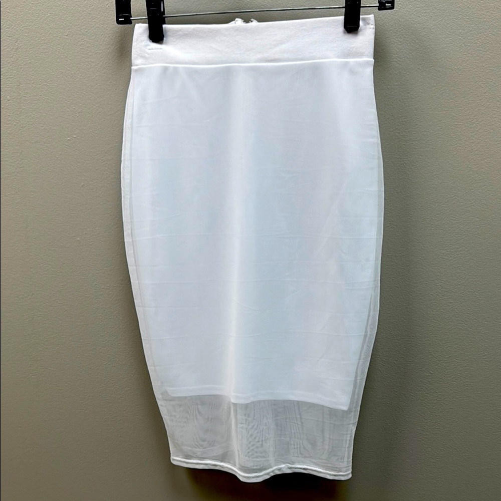 Elegant White Women's Skirts with matching top!”